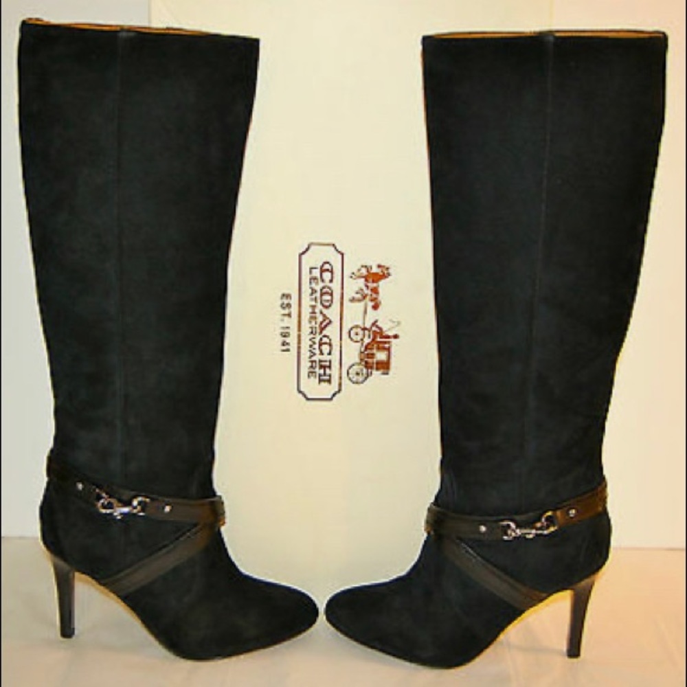 Coach Sz. 6.5 Suede & Leather Boot